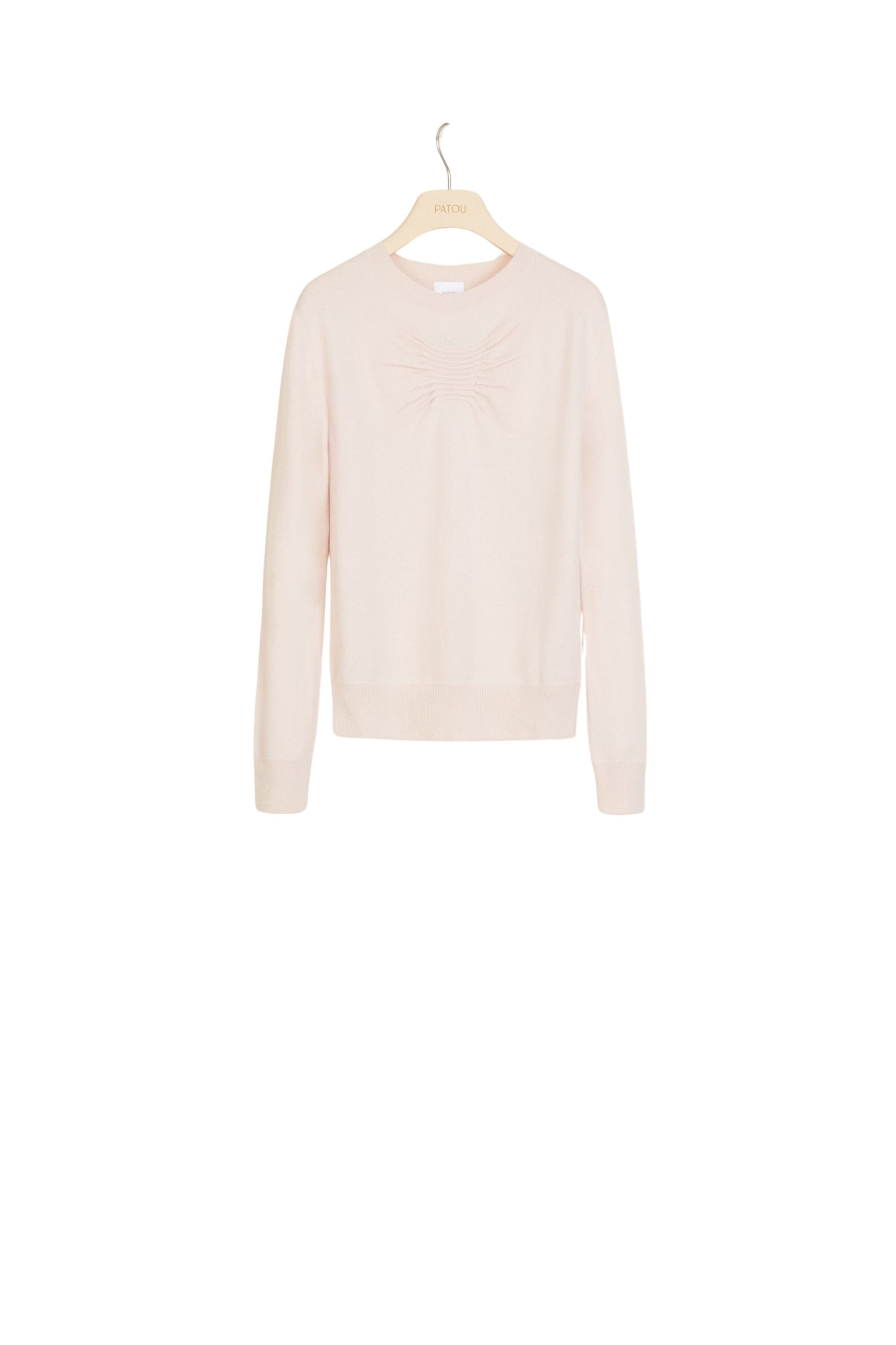 Fine wool and cashmere jumper - Golden Beige