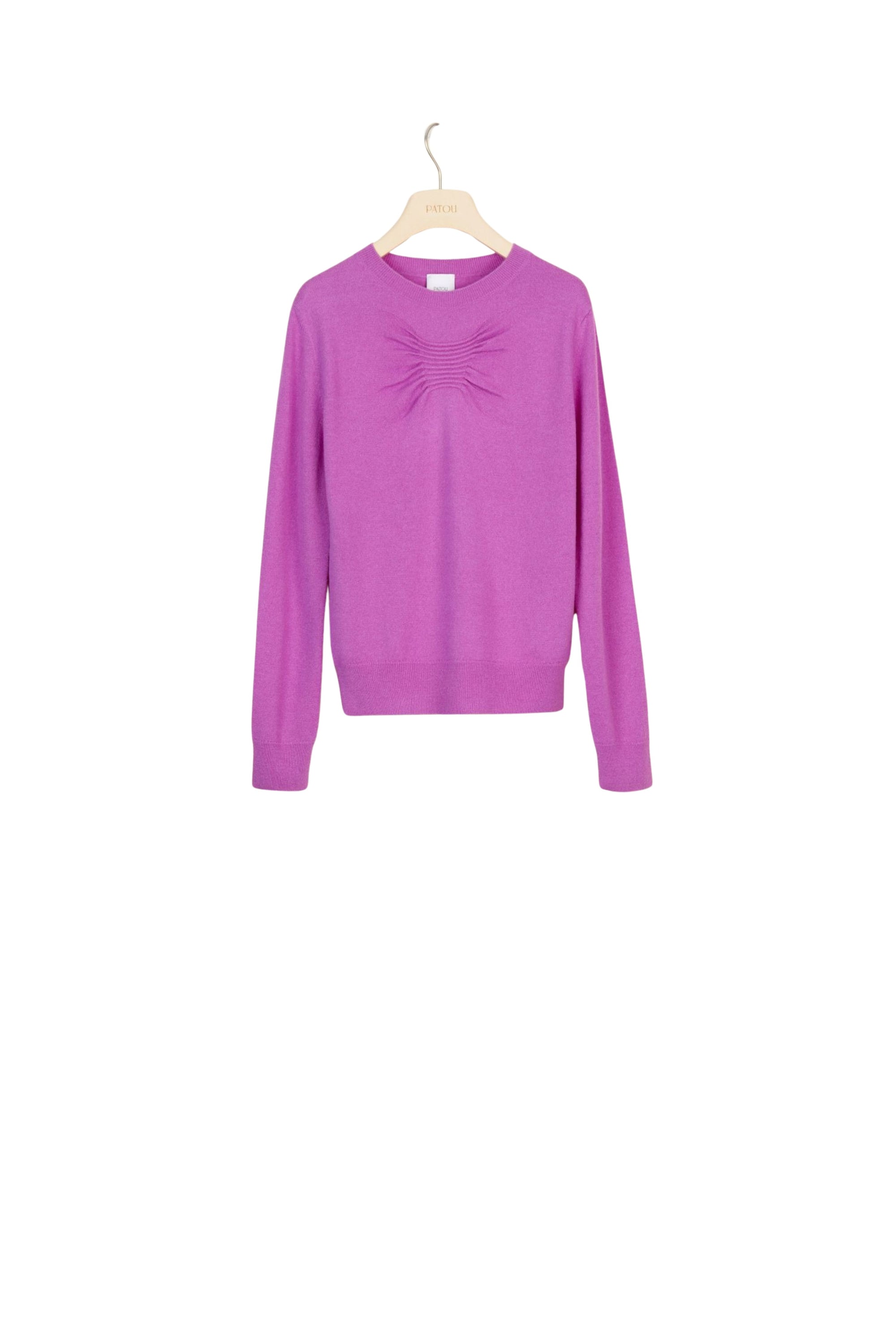 Wool and cashmere jumper
  - Blackberry