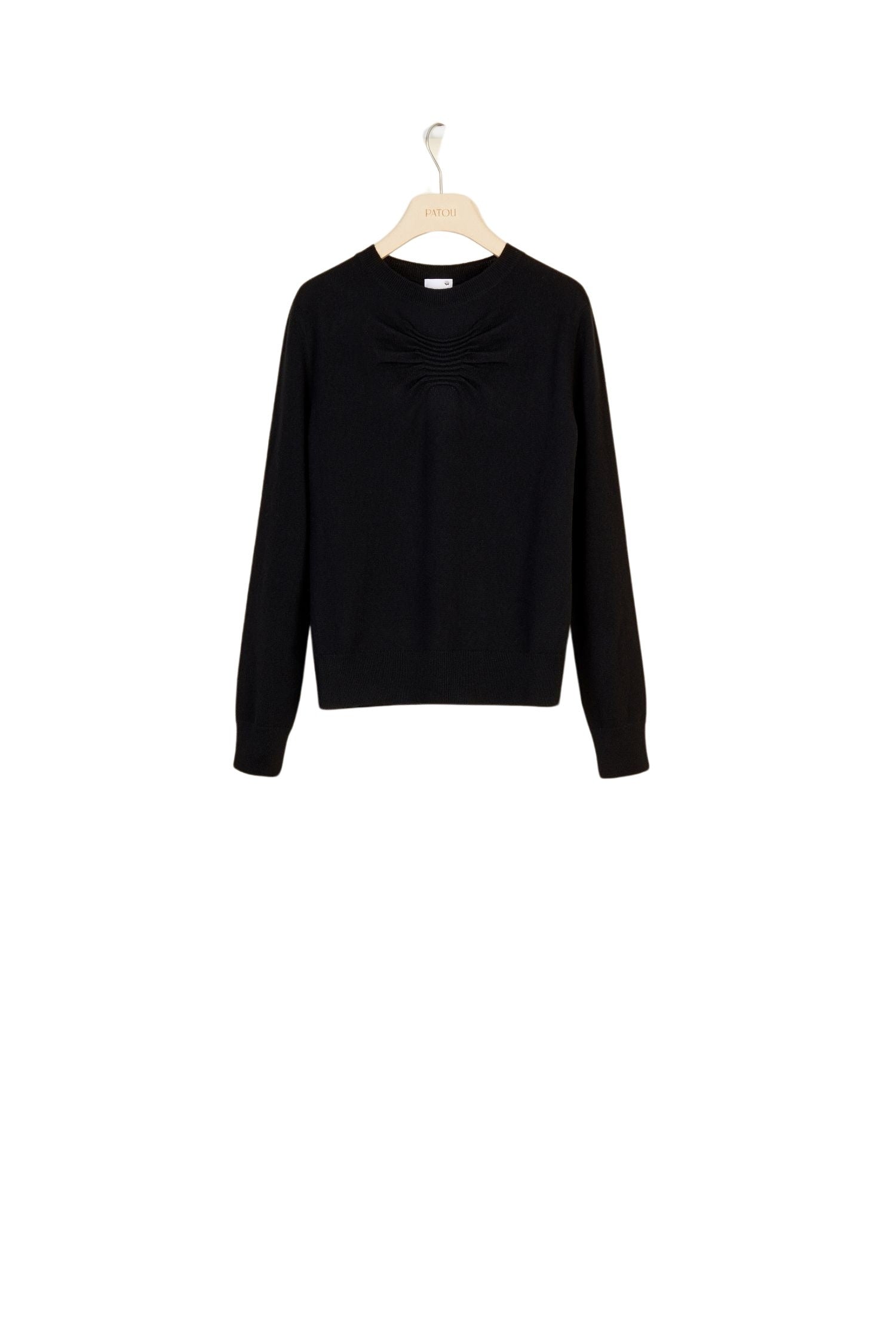 Pull fin en laine & cachemire - Noir