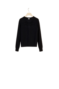 Pull fin en laine et cachemire - Noir