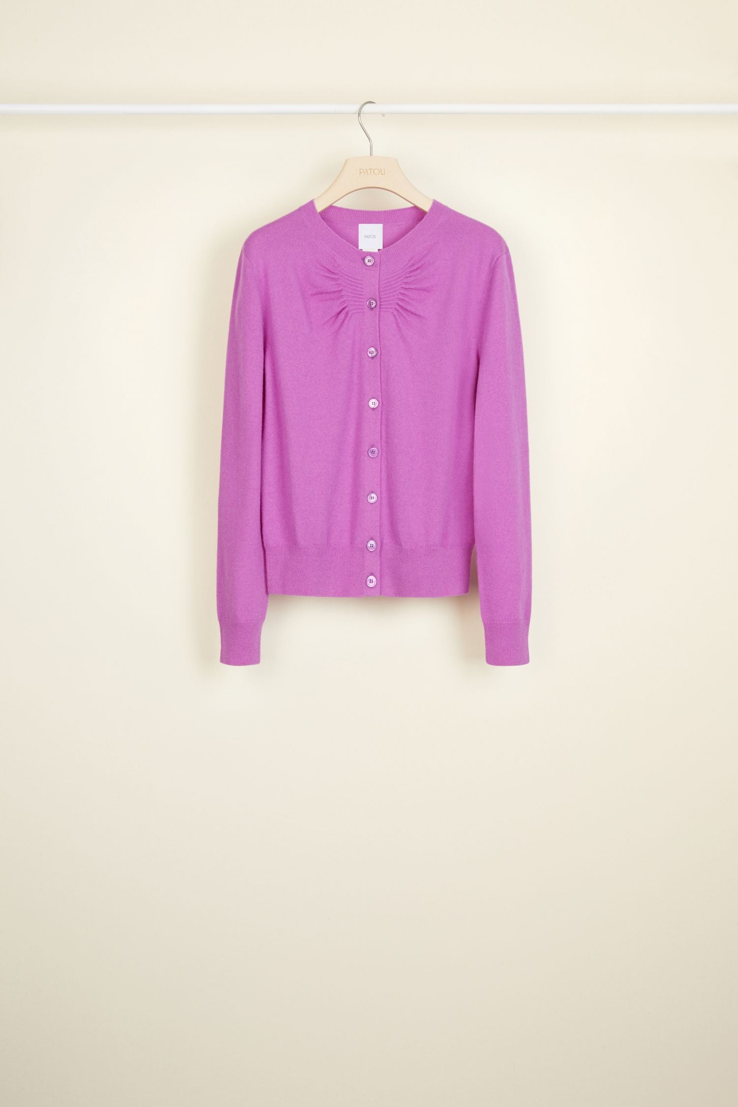 Cardigan fin en laine et cachemire - Mûre