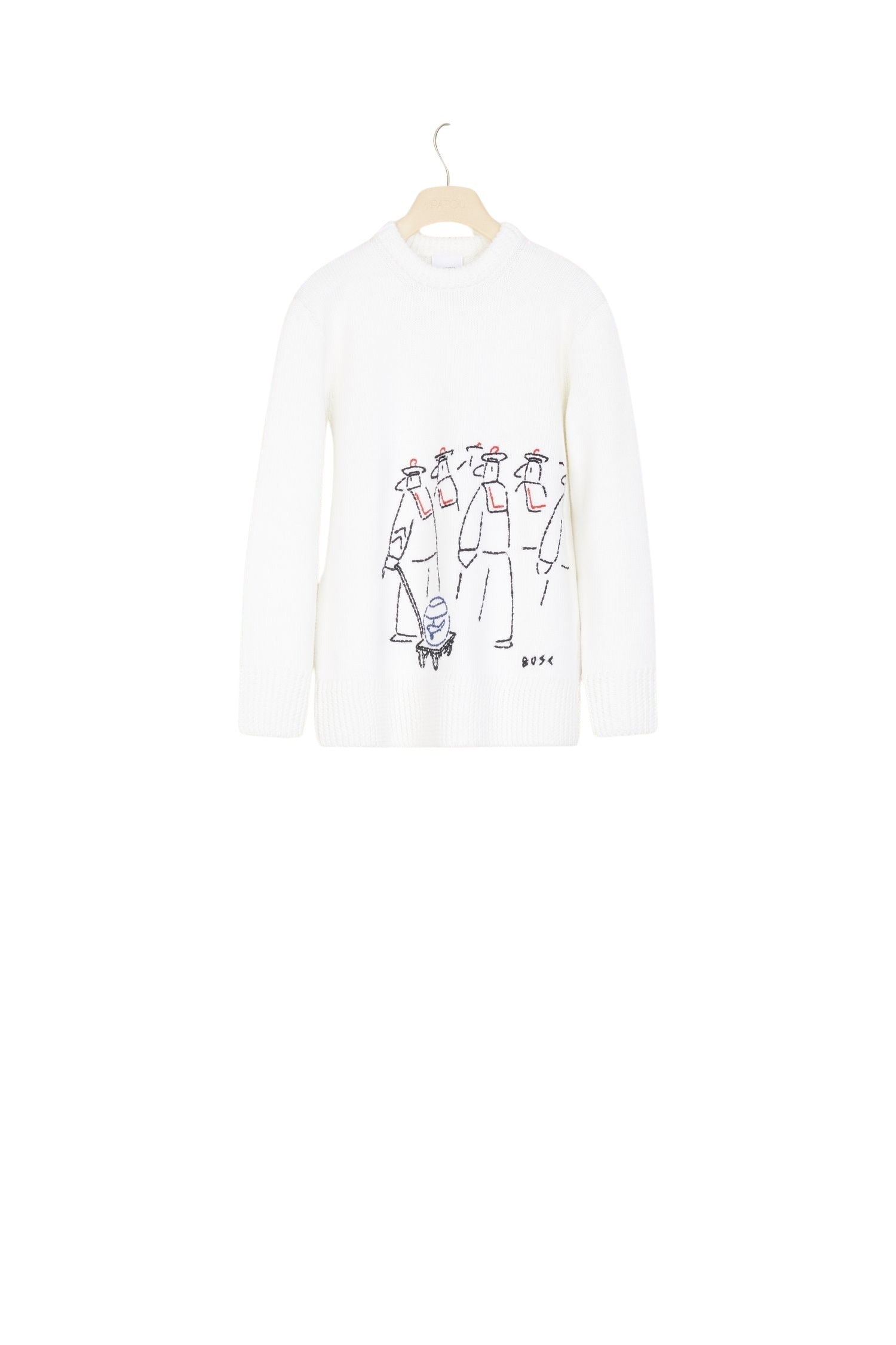 Pull Bosc en laine - Crème