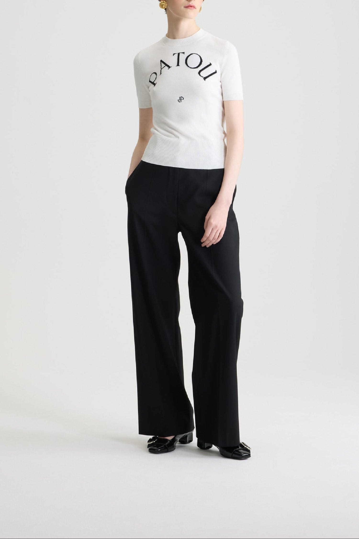 Patou round-neck T-shirt - White