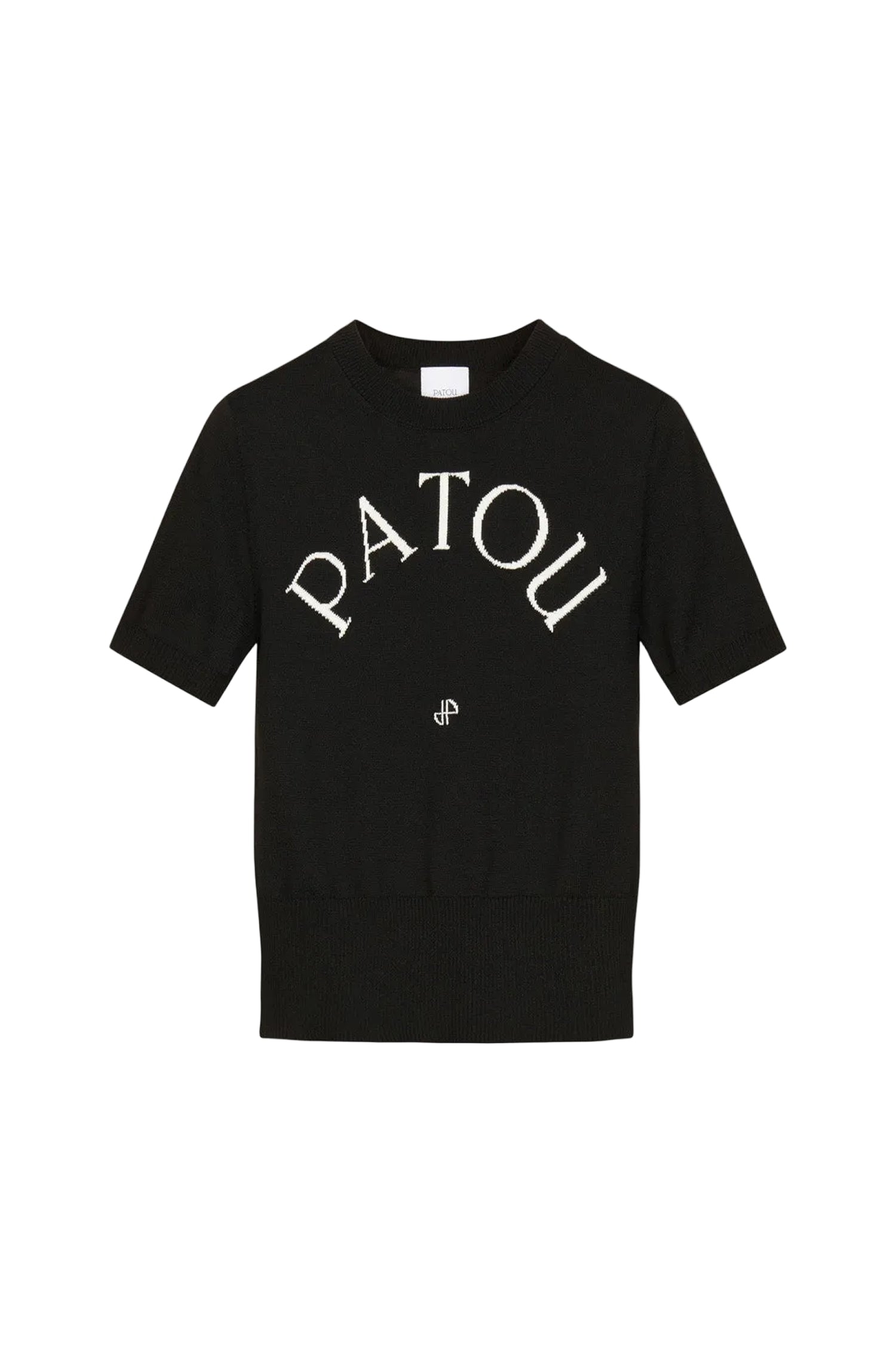 T-shirt à col rond Patou - Noir