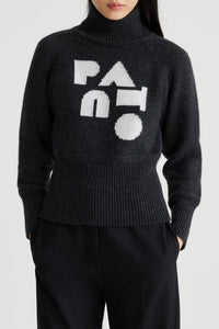 Storm / Pull Patou Art Déco en laine et cachemire éco-responsable