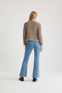 Angora / Veste ajustée en mélange d'alpaga et laine bio