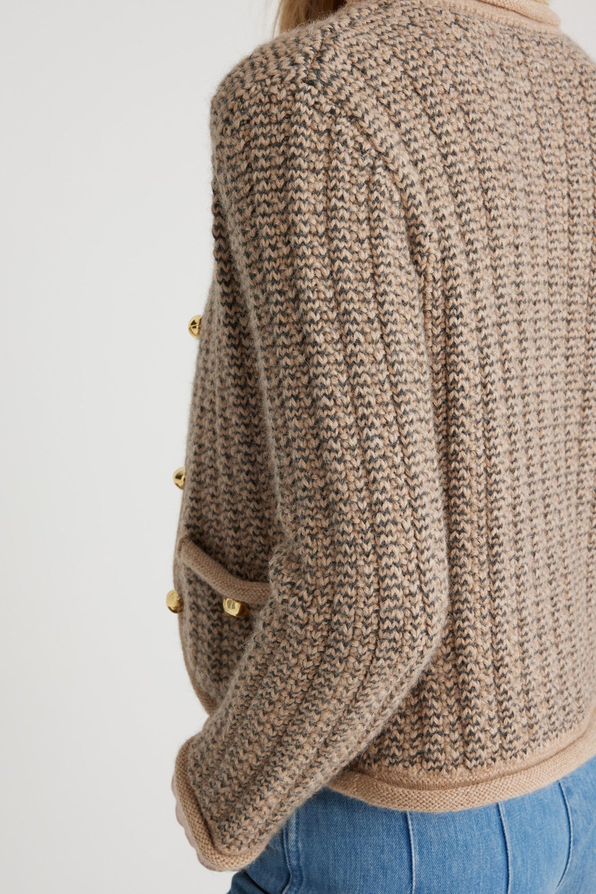 Angora / Veste ajustée en mélange d'alpaga et laine bio