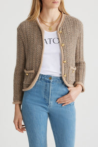Angora / Veste ajustée en mélange d'alpaga et laine bio