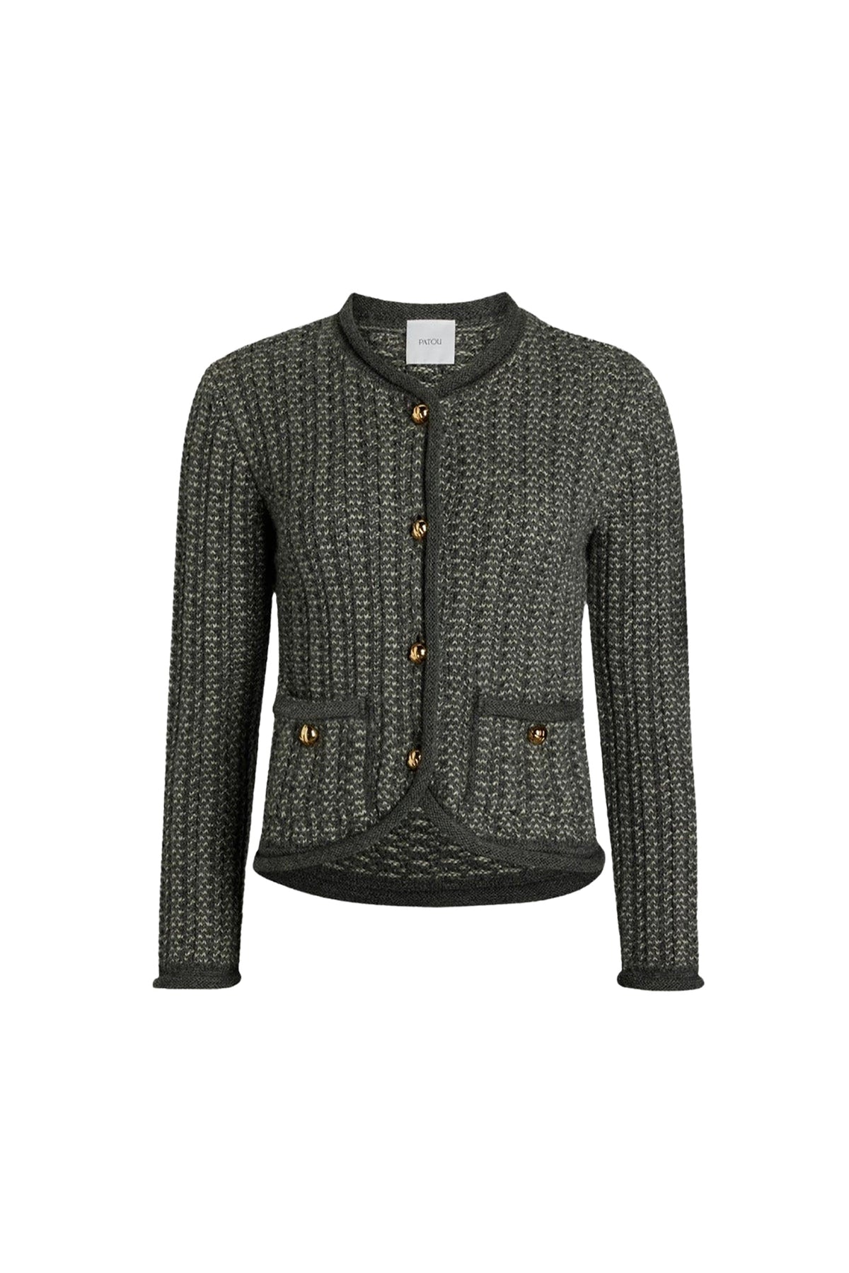 Graphite / Veste ajustée en mélange d'alpaga et laine bio