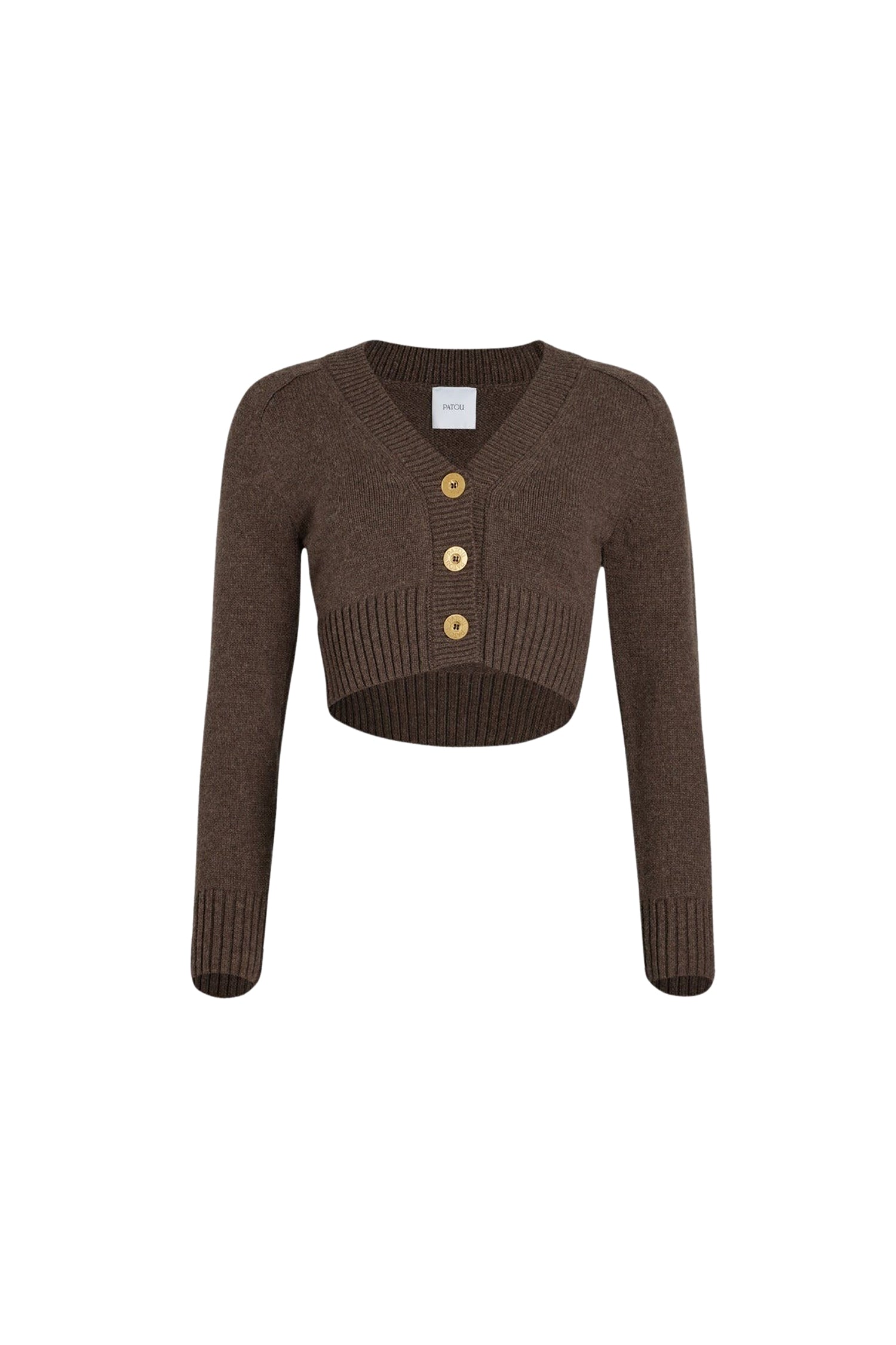 ZZ HORS LIGNE / Cardigan court en laine et cachemire - Marron