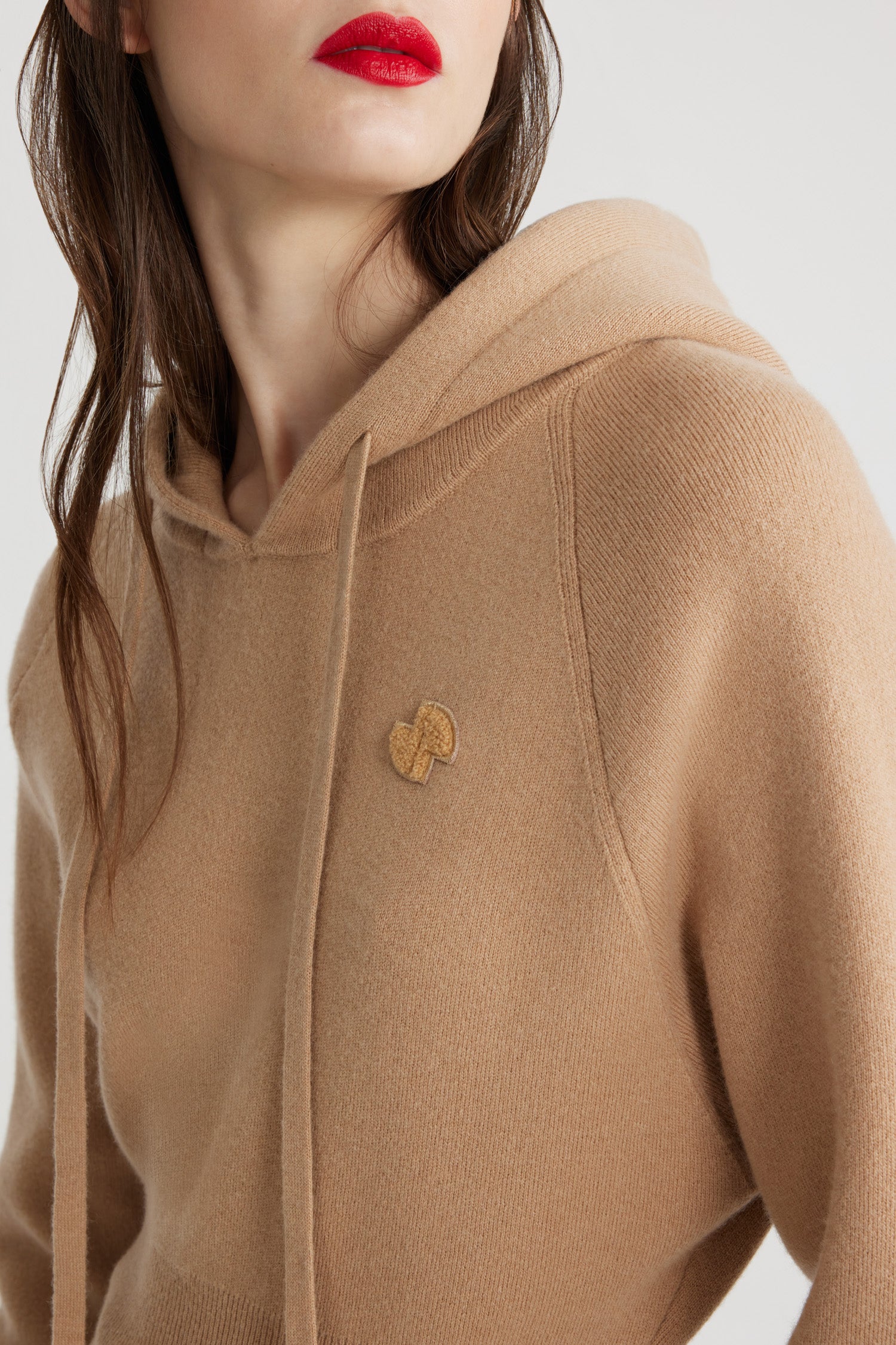 Sweatshirt en laine et cachemire - Biscuit