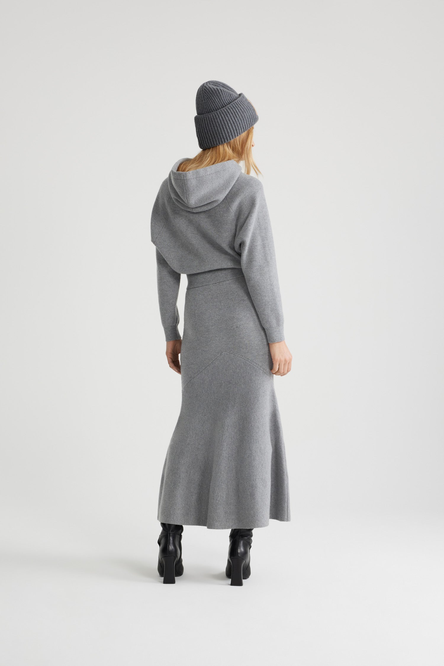 Sweatshirt en laine et cachemire - Gris