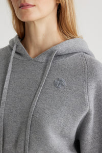 Grey / Hoodie en laine et cachemire éco-responsable