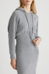 Sweatshirt en laine et cachemire - Gris