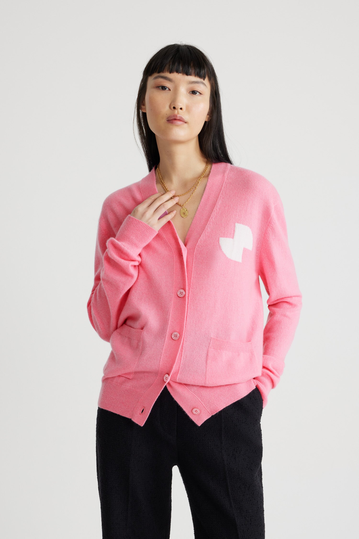 Cardigan JP en laine et cachemire éco-responsable
