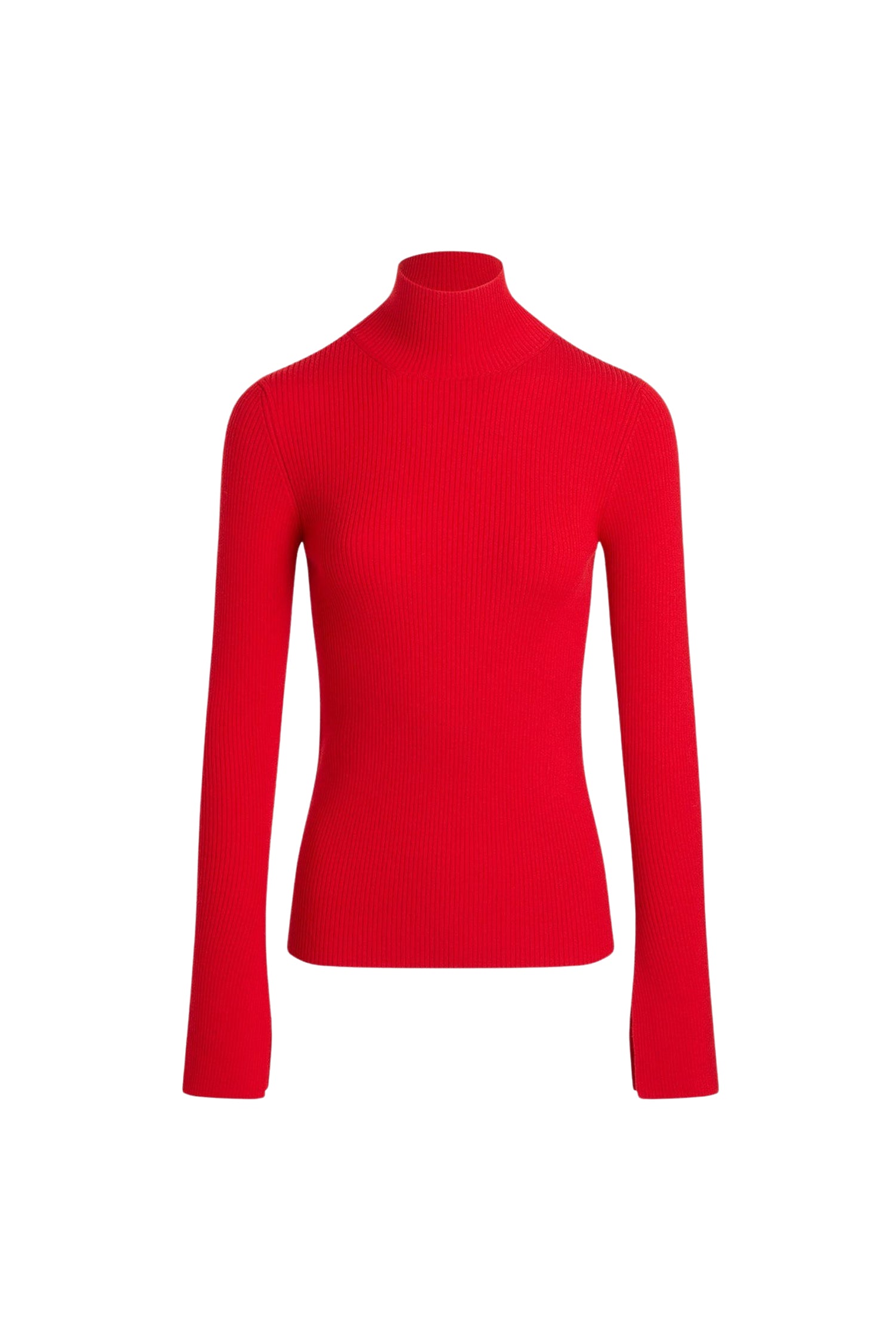 Elixir Red / Pull côtelé en laine mélangée
