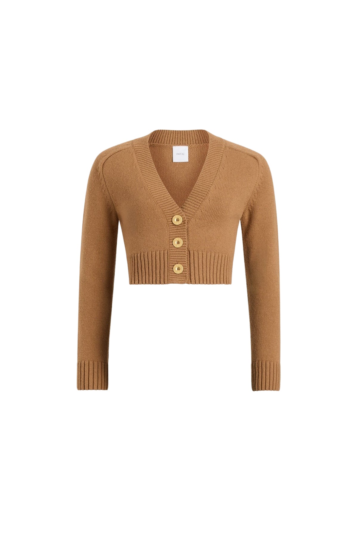 Nutmeg / Cardigan court en laine et cachemire
