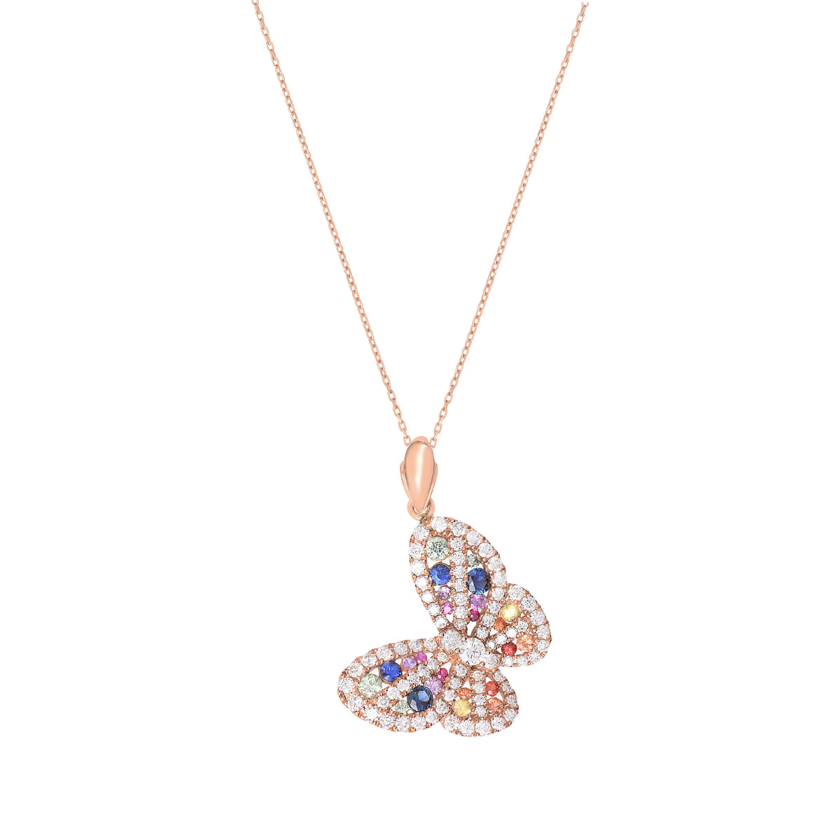 COLLIER RAINBOW OR ROSE
