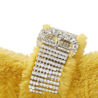 Krista ballerinas - Yellow & Crystal