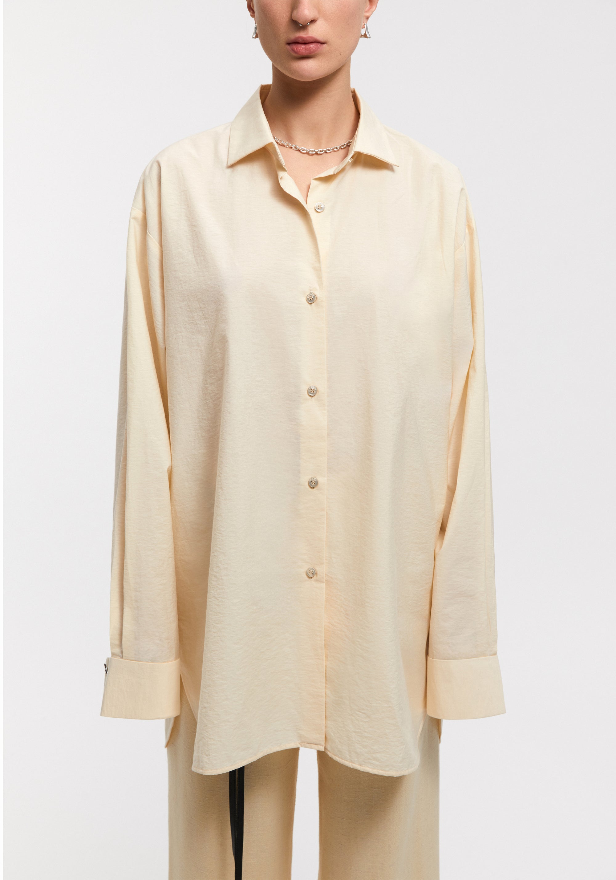 Chemise Kristen oversize - Cream