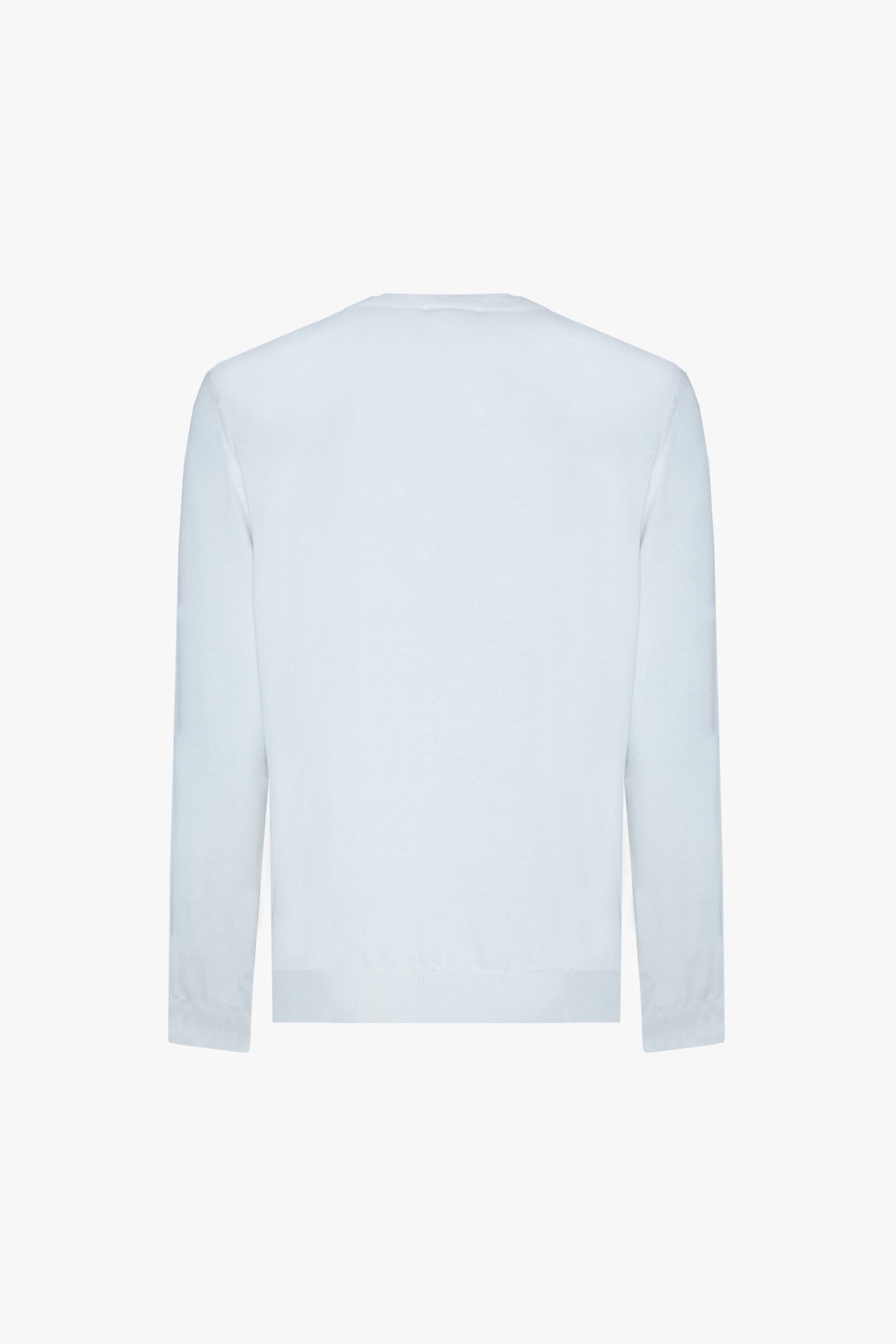 Pull à motif texturé en soie mélangée - Blanc
