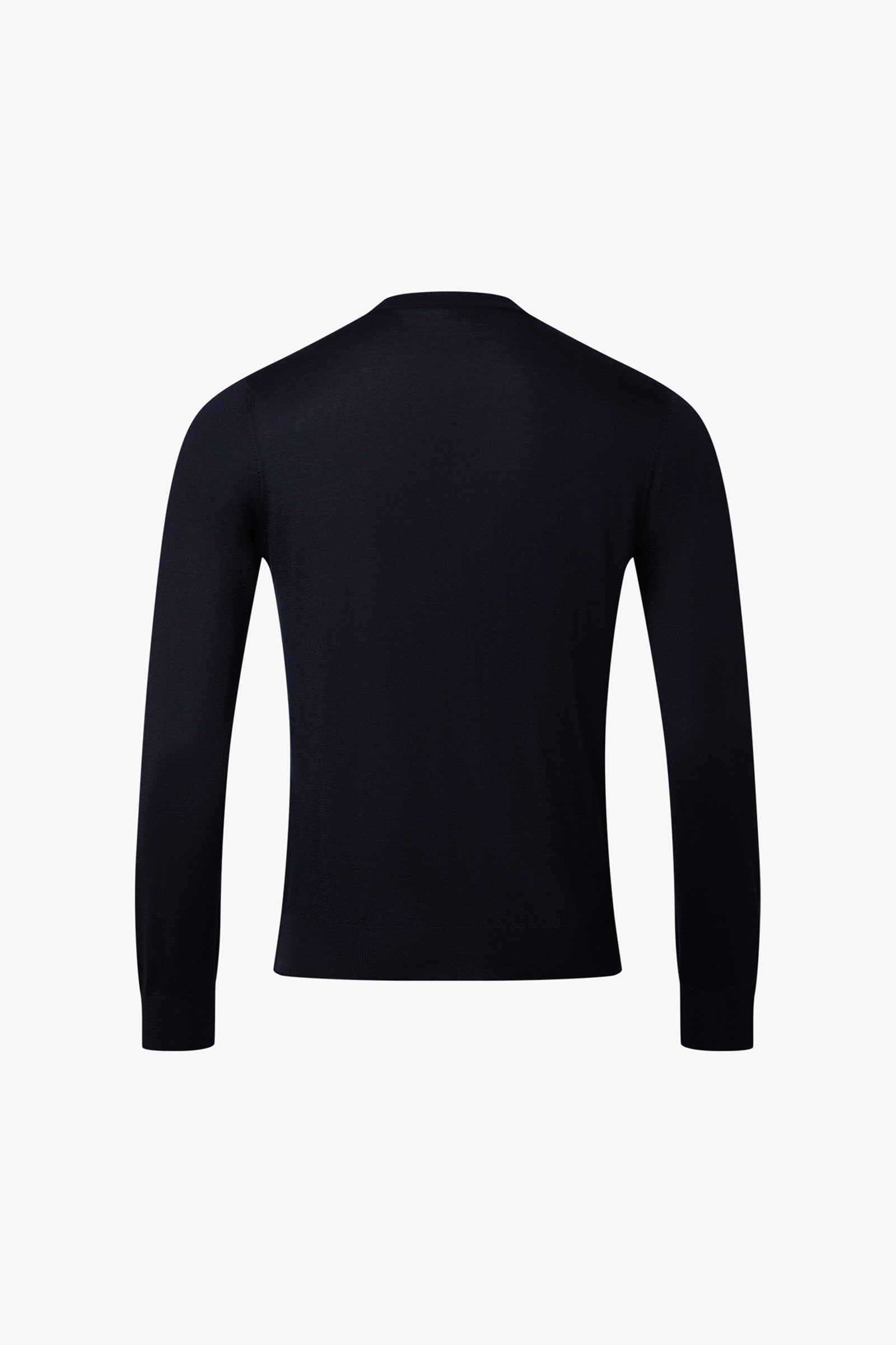 Pull à maille côtelée en cachemire - Bleu