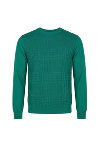 Textured cashmere jumper - Green
