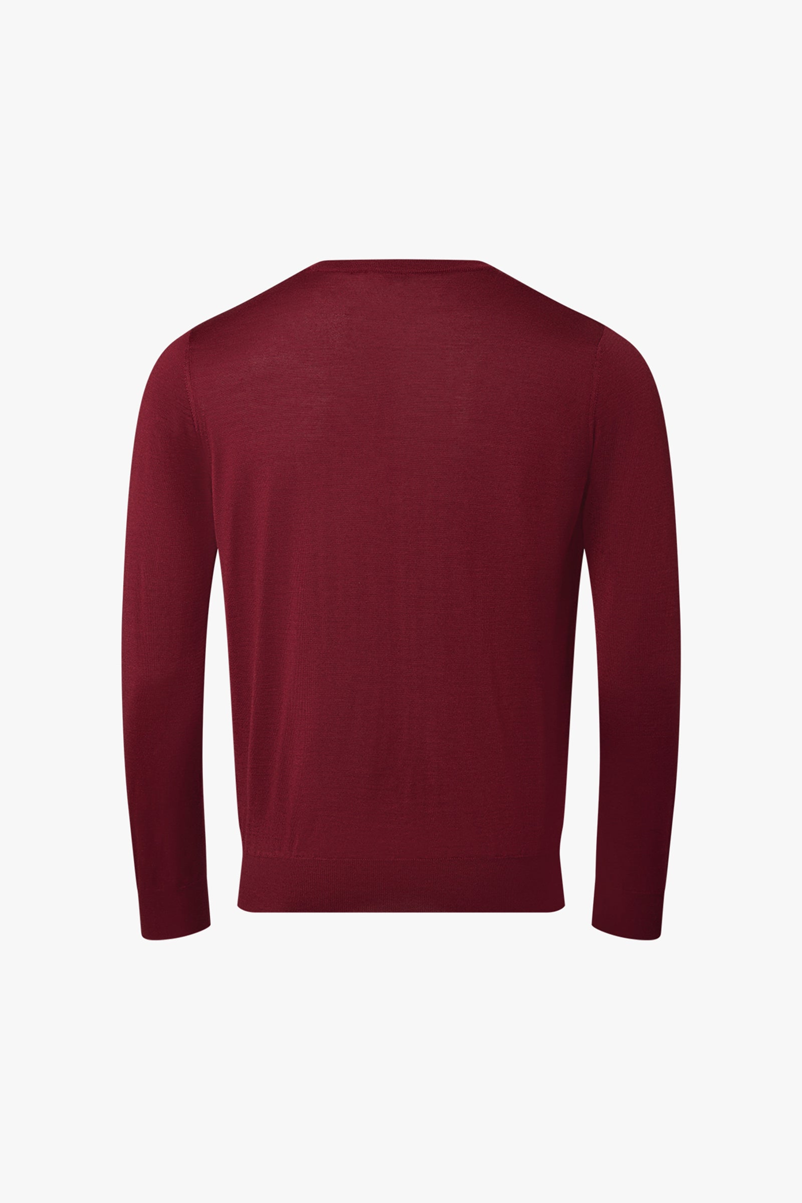 Pull à motif géométrique en cachemire - Bordeaux