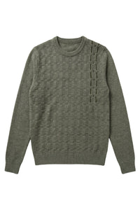 Pull à col rond à manches longues en cachemire - Winter Eucaliptum