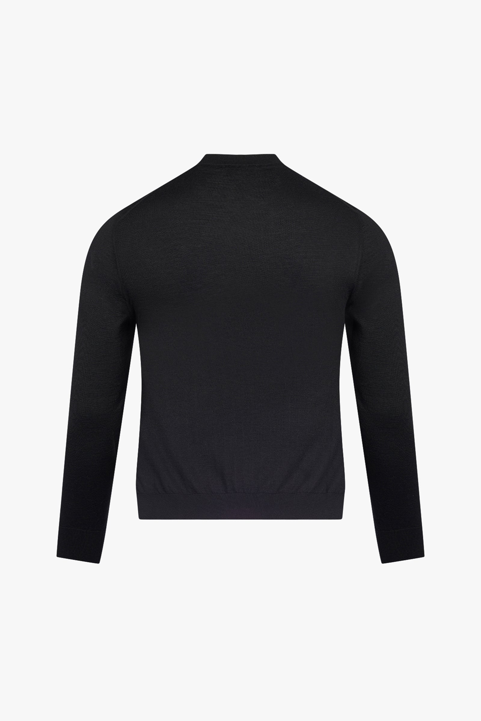 Pull à maille géométrique en cachemire - Noir