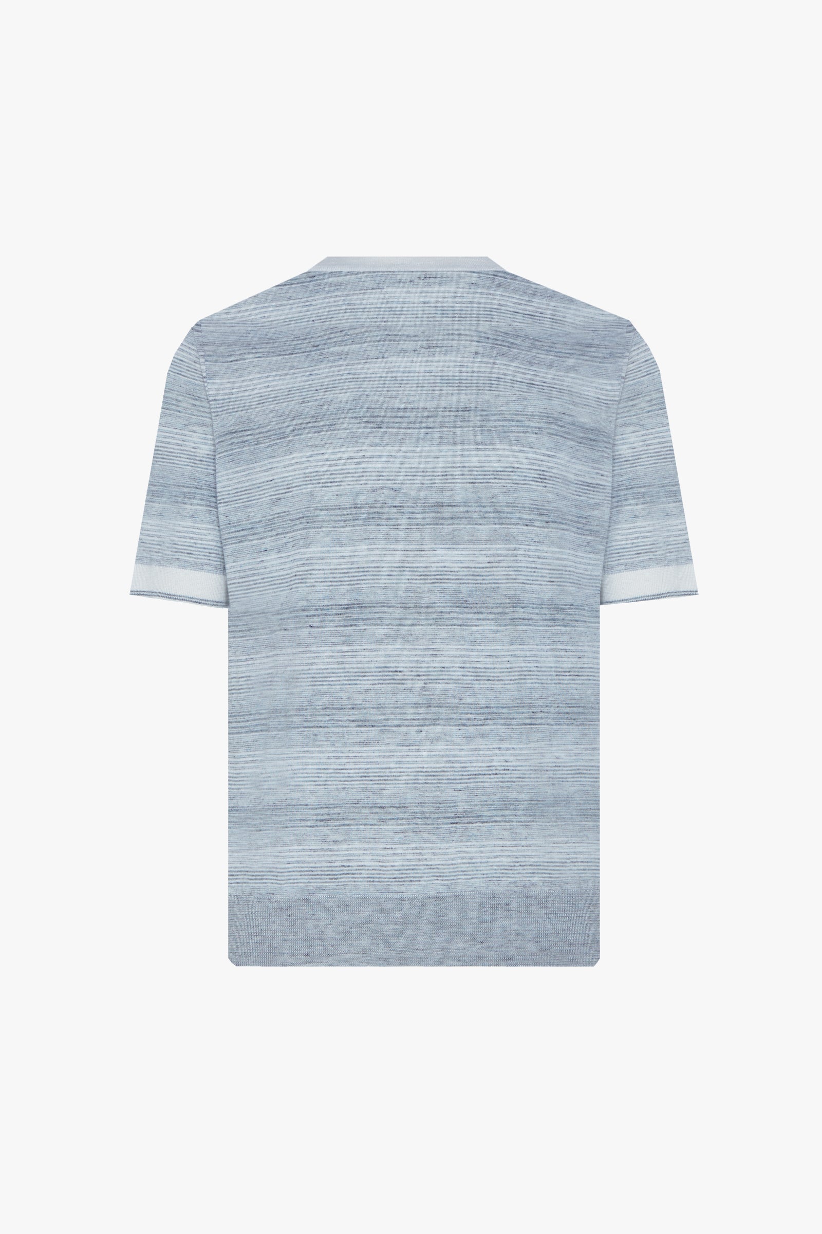 T-shirt en cachemire - Bleu & Blanc