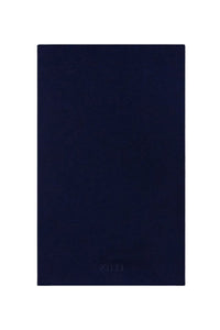 Tone-on-tone cashmere embroidery scarf - Blue