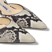 Slingbacks 40 en cuir à imprimé python - Roccia