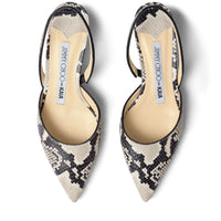 Slingbacks 40 en cuir à imprimé python - Roccia