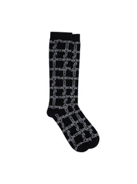 Chaussettes courtes à logo JWA - Black & White