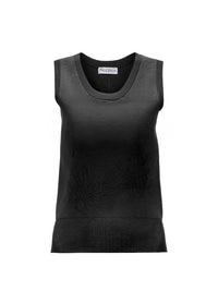 Knitted tank top - Black