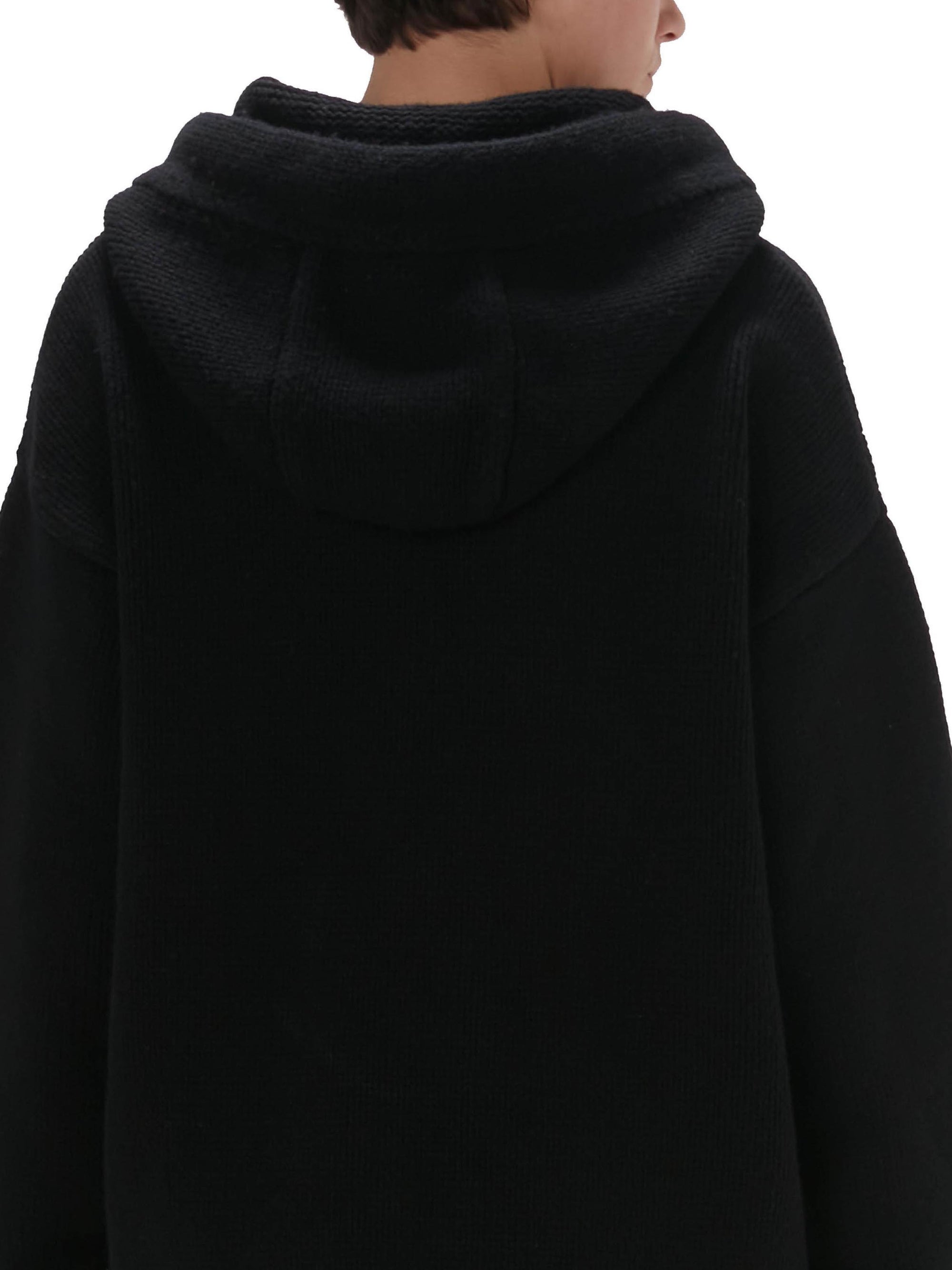 Sweat À Capuche Avec Fermeture Éclair Et Motif Ancres - Black
