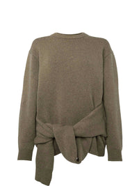 Pull à col rond - Khaki