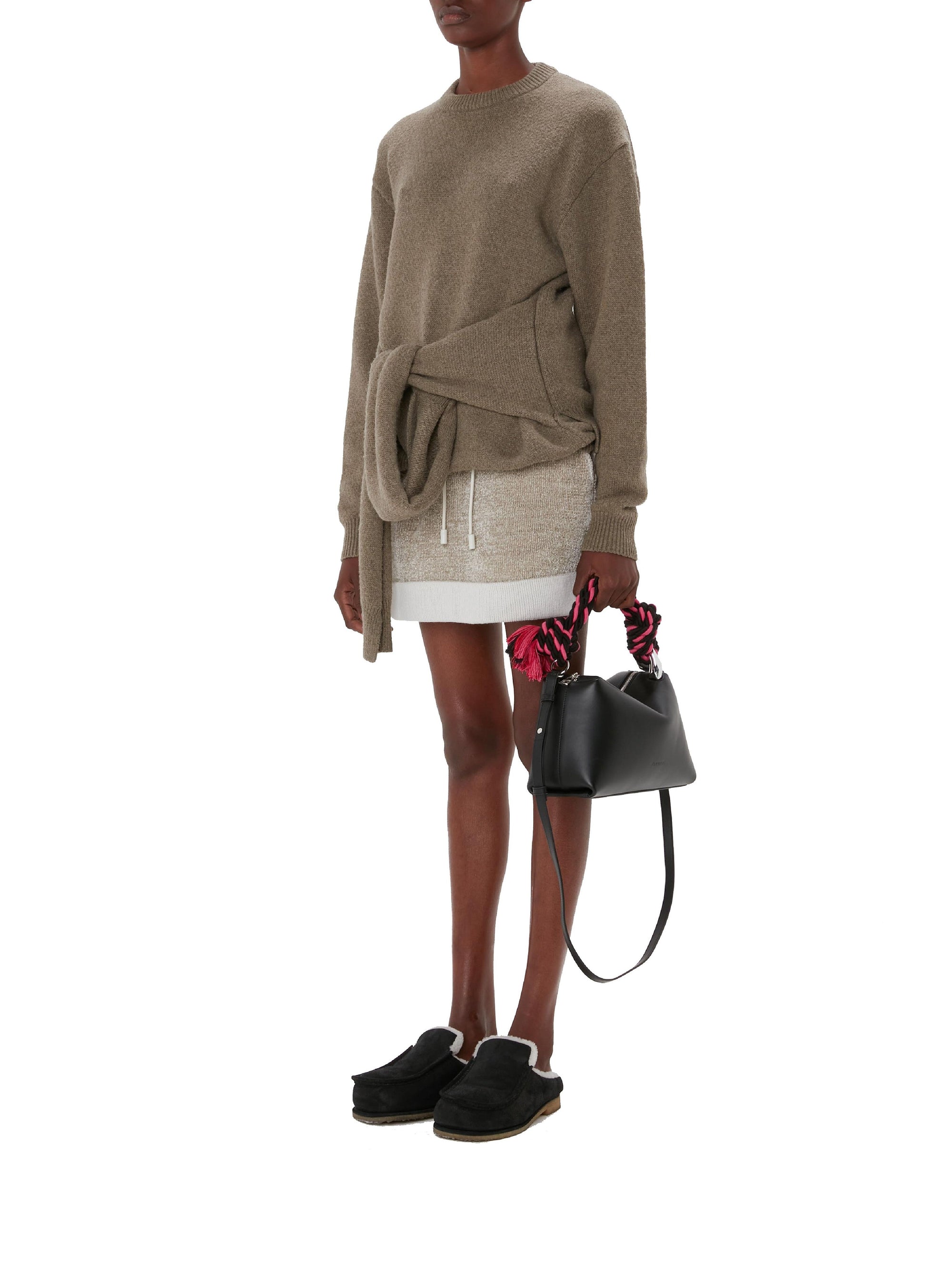 Pull à col rond - Khaki