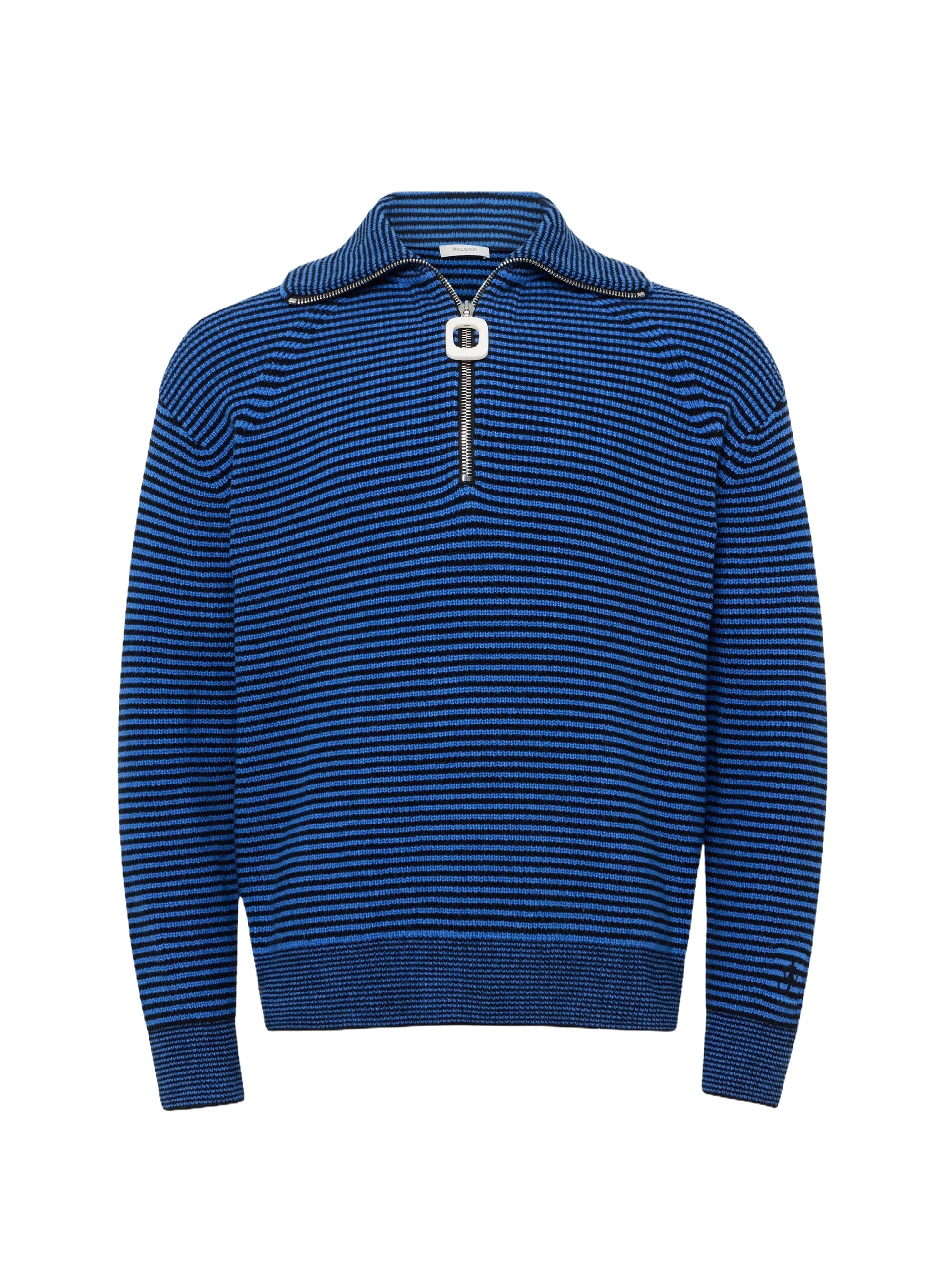 Pull à demi-zip - Blue & Black