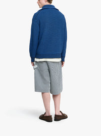 Pull À Demi-Fermeture Éclair - Blue/Black