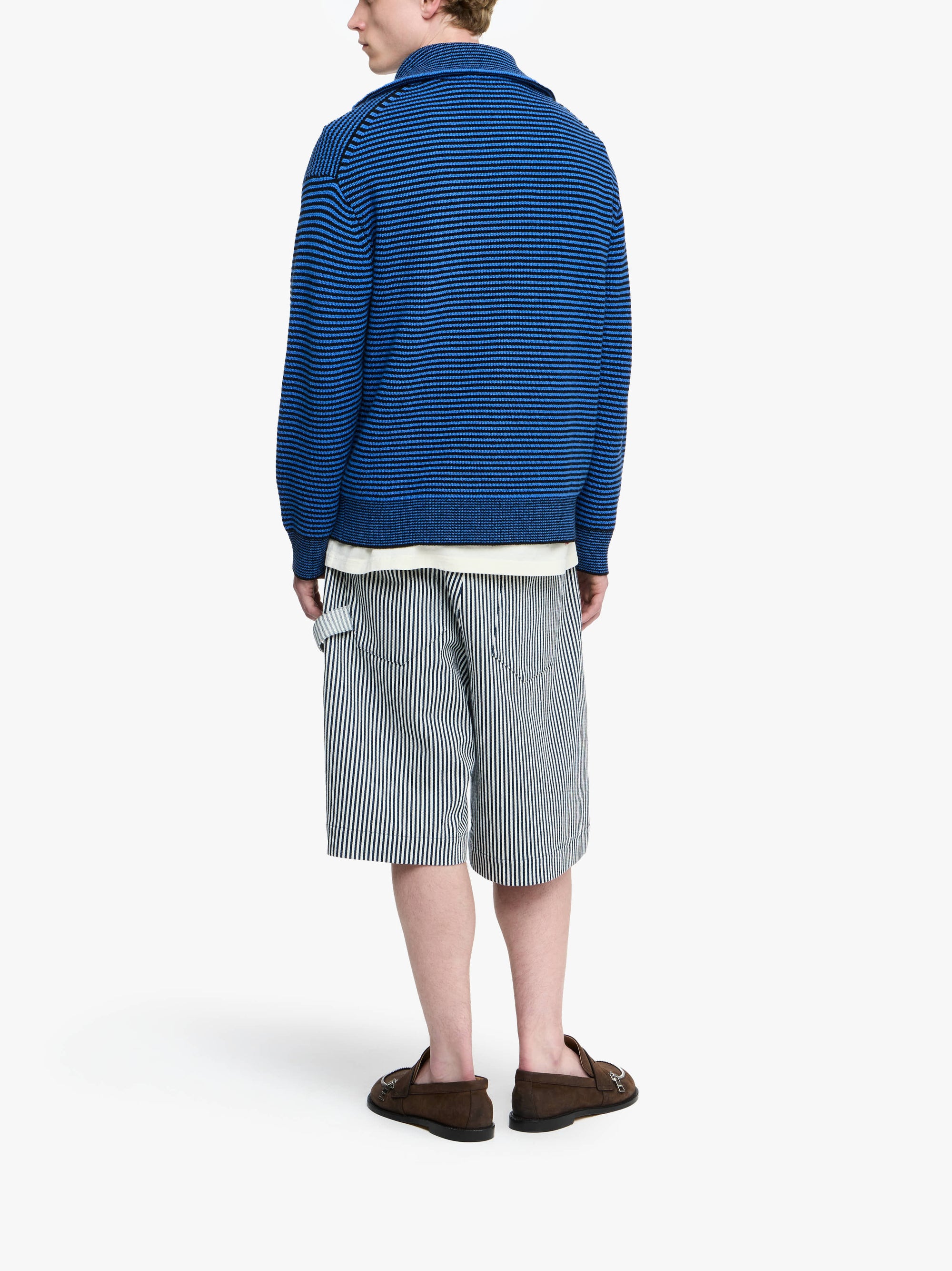 Pull À Demi-Fermeture Éclair - Blue/Black