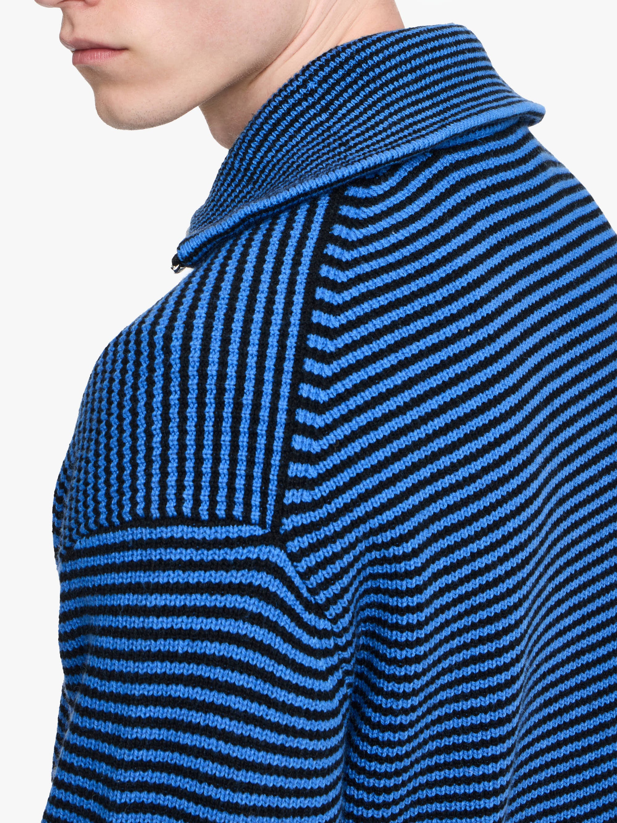Pull À Demi-Fermeture Éclair - Blue/Black