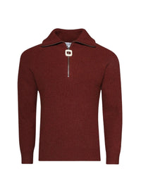 Pull À Demi-Fermeture Éclair - Rust