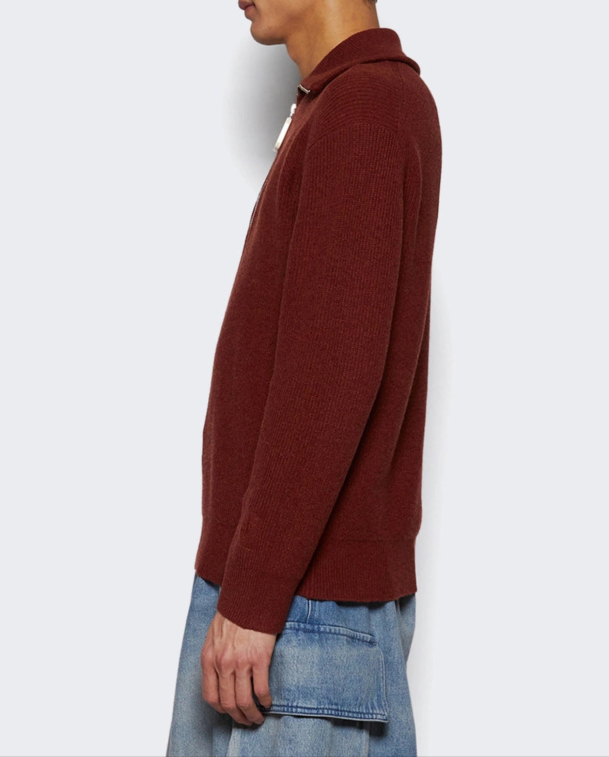 Pull À Demi-Fermeture Éclair - Rust