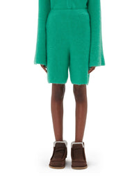 Bermuda en laine mélangée - Jade