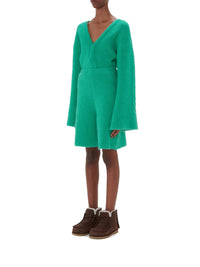 Bermuda en laine mélangée - Jade