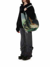 Oversized wool sweatshirt - Black