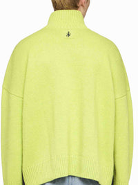 Pull À Poches Appliquées Bicolore - Navy/Electric Lime