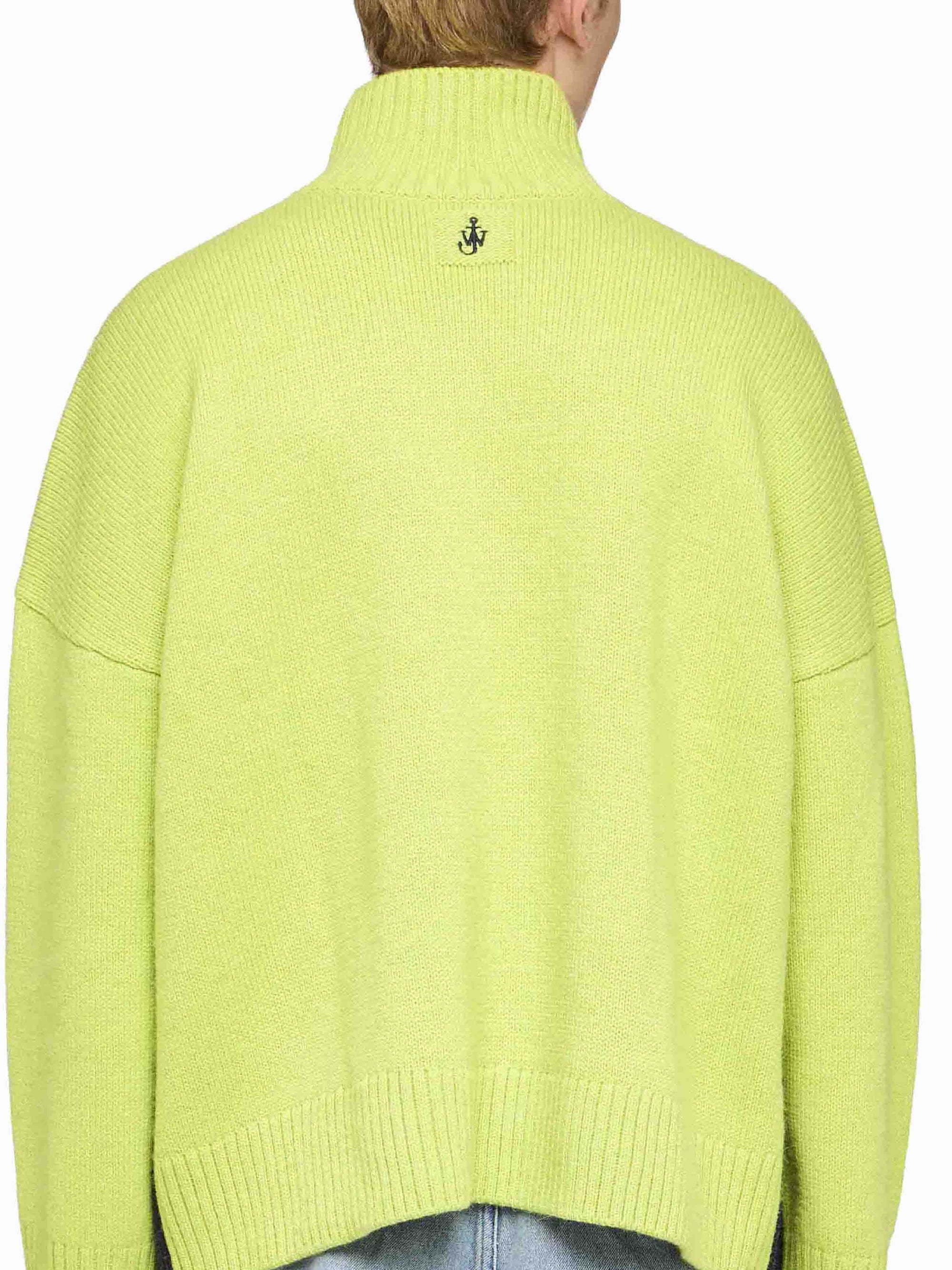 Pull À Poches Appliquées Bicolore - Navy/Electric Lime